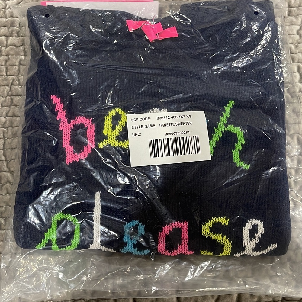 NWT Danette “Beach Please” Sweater XS